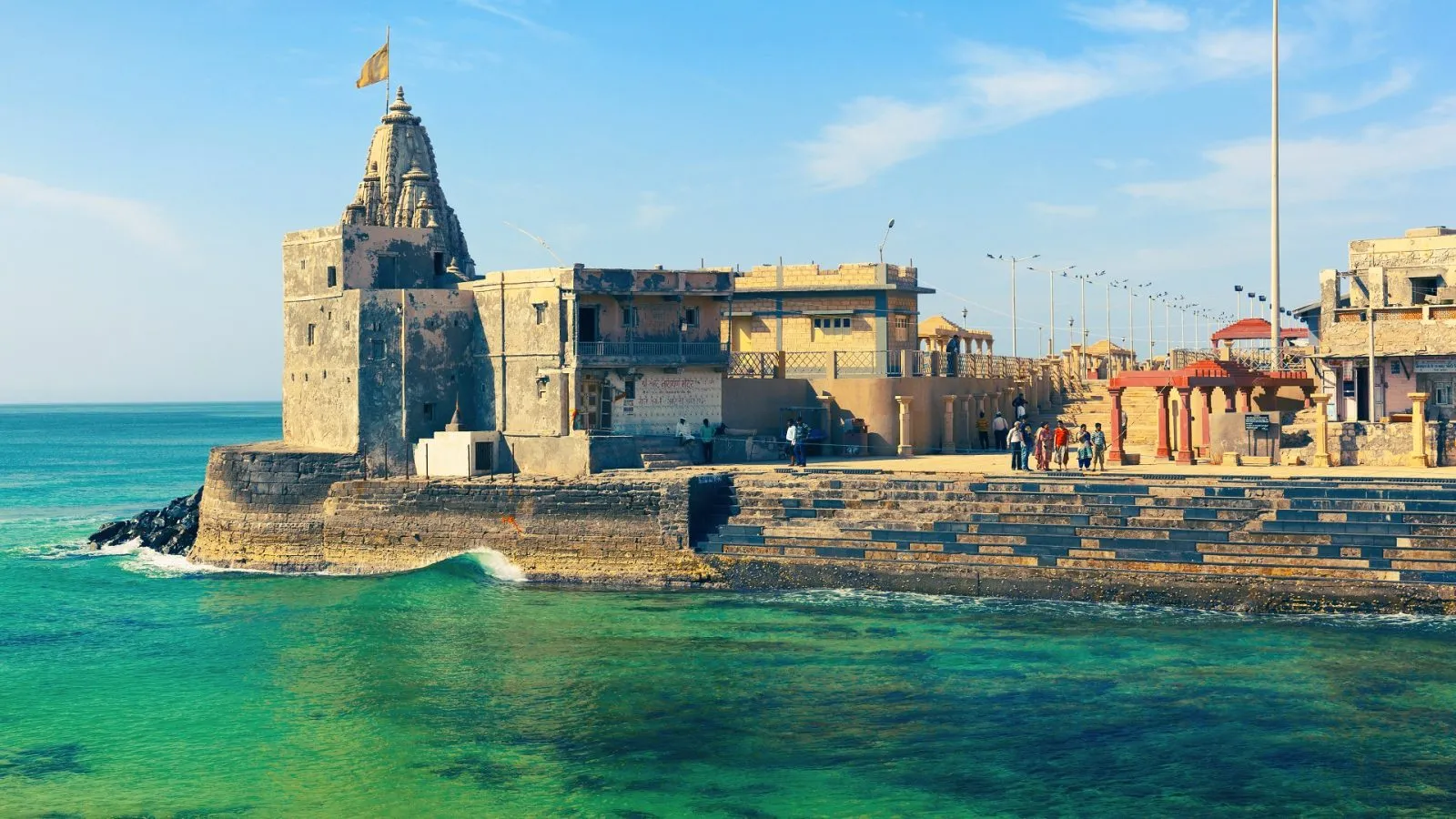 Diu to Dwarka route